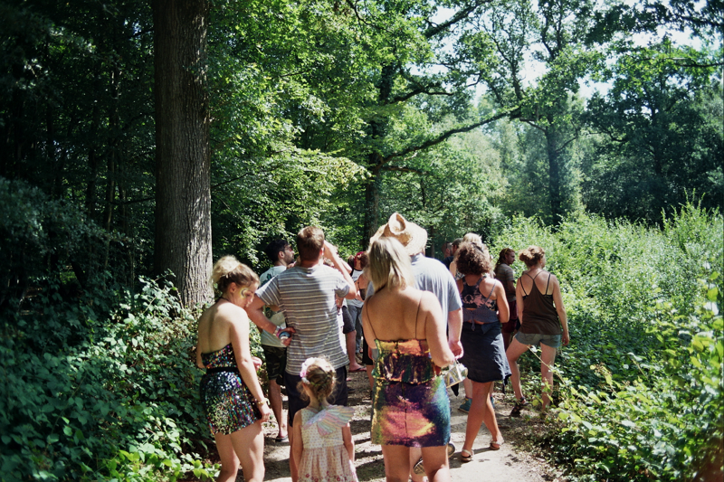 The nature walk at Chin Up 2018. Photo by Joshua Jolly