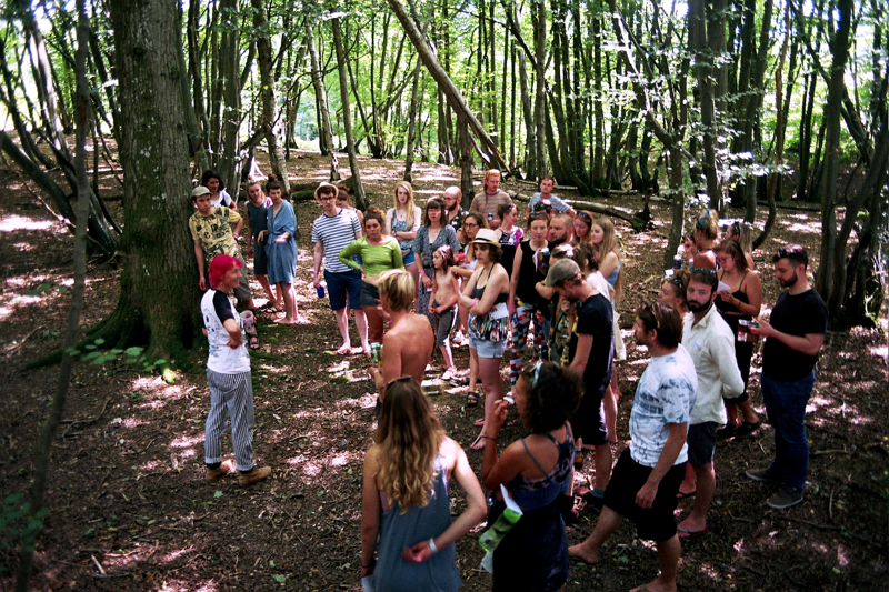 The nature walk at Chin Up 2018. Photo by Joshua Jolly